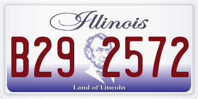 IL license plate B292572