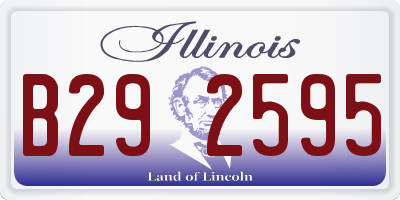 IL license plate B292595