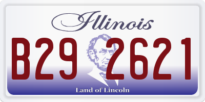 IL license plate B292621