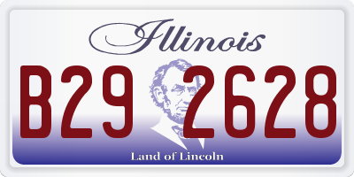 IL license plate B292628