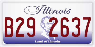 IL license plate B292637