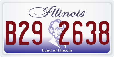 IL license plate B292638