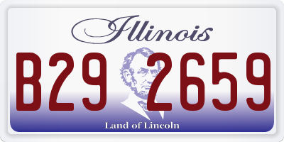 IL license plate B292659