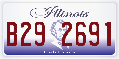 IL license plate B292691