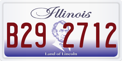 IL license plate B292712