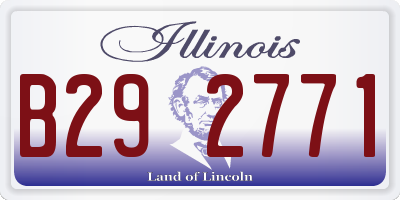 IL license plate B292771
