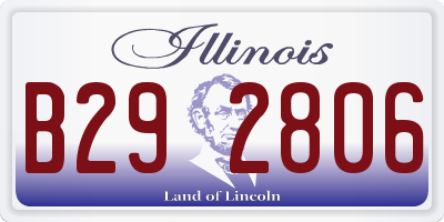 IL license plate B292806