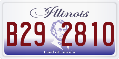 IL license plate B292810