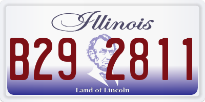 IL license plate B292811
