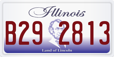 IL license plate B292813