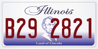 IL license plate B292821