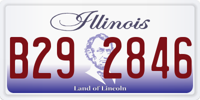 IL license plate B292846