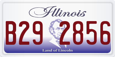 IL license plate B292856
