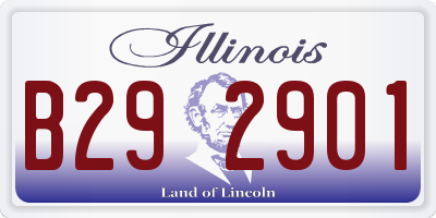 IL license plate B292901