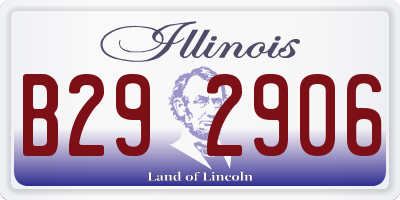 IL license plate B292906