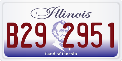 IL license plate B292951