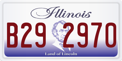 IL license plate B292970