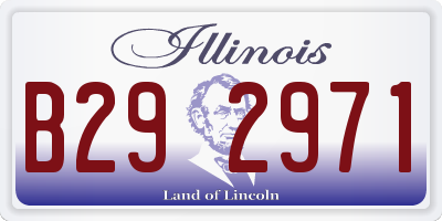 IL license plate B292971