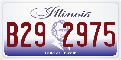 IL license plate B292975