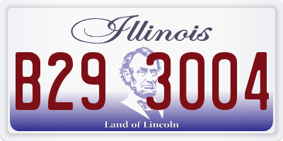 IL license plate B293004