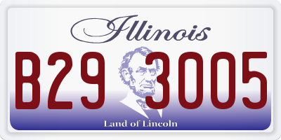 IL license plate B293005