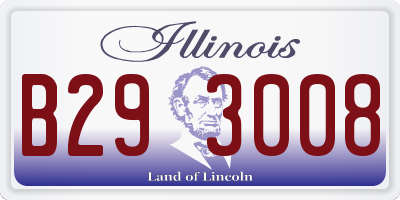 IL license plate B293008