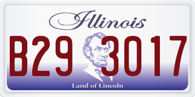IL license plate B293017