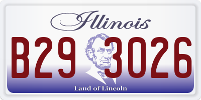 IL license plate B293026