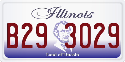IL license plate B293029