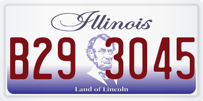 IL license plate B293045