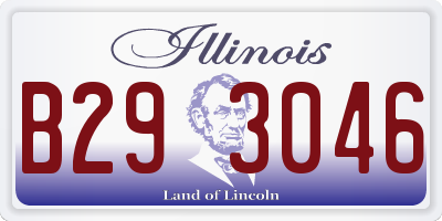 IL license plate B293046