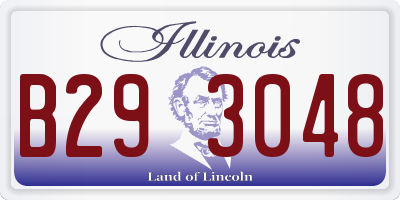 IL license plate B293048