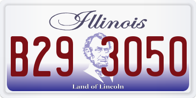 IL license plate B293050
