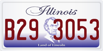 IL license plate B293053