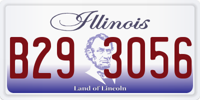 IL license plate B293056