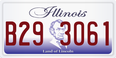 IL license plate B293061
