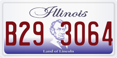 IL license plate B293064