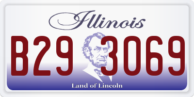 IL license plate B293069