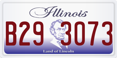 IL license plate B293073