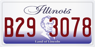 IL license plate B293078