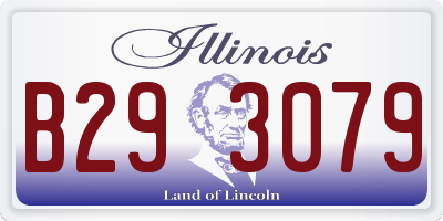 IL license plate B293079