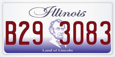 IL license plate B293083