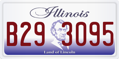 IL license plate B293095