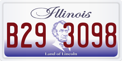 IL license plate B293098