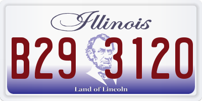 IL license plate B293120
