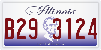IL license plate B293124