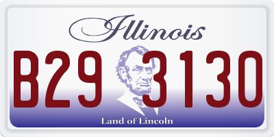 IL license plate B293130