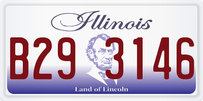 IL license plate B293146