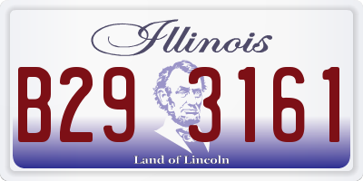 IL license plate B293161