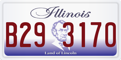 IL license plate B293170